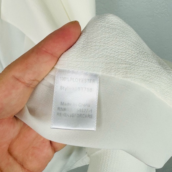 Jolt Chiffon White Draped Open Style Sleeveless Cardigan Midi Duster - Picture 5 of 7